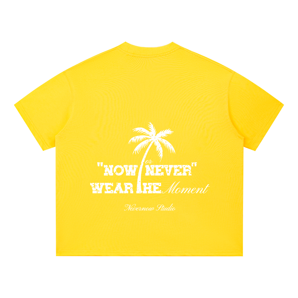 BOXY Nevernow Local Brand Palm Tree Boxy Tee Unisex Cotton - TN02
