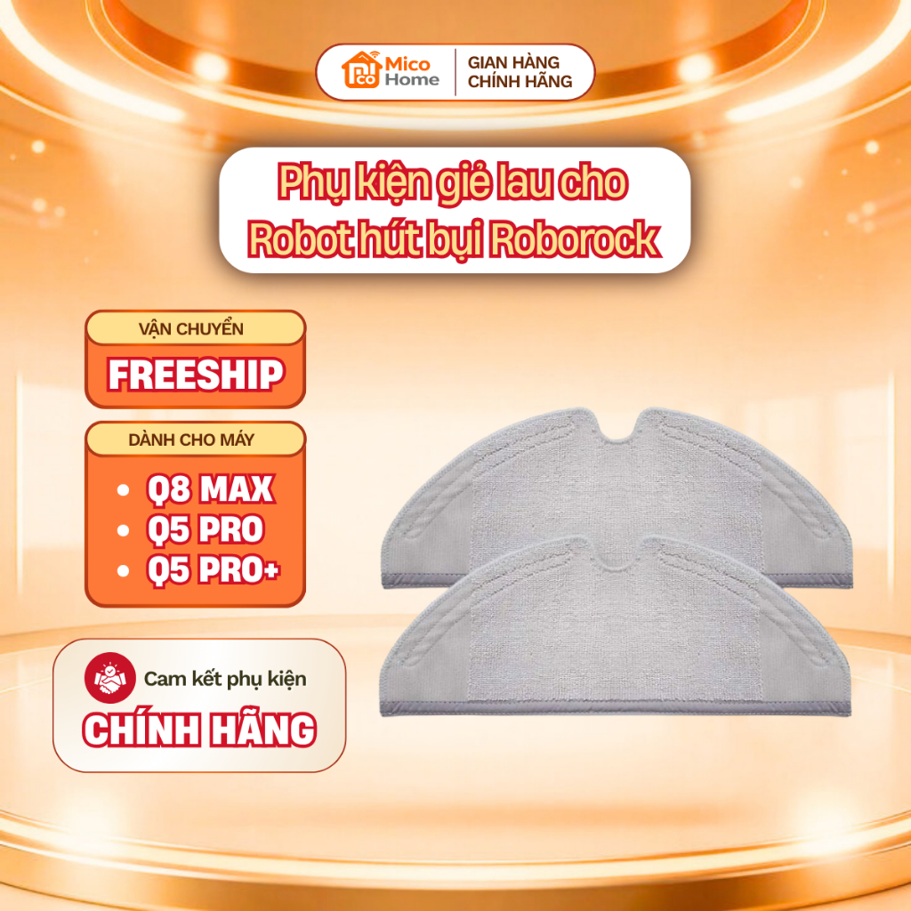 อุปกรณ์เสริมไม้ถูพื้นสําหรับเครื่องดูดฝุ่นหุ่นยนต์ Roborock - สําหรับ Q8 Max, Q5 Pro, Q5 Pro+