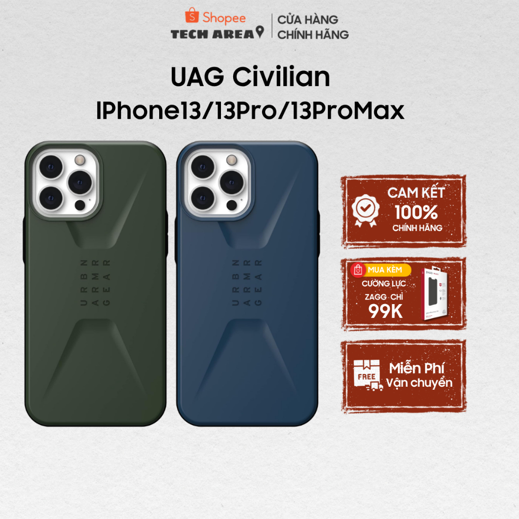 [GENUINE KING] UAG Civilian lPhone 13/13pro/13 pro max case