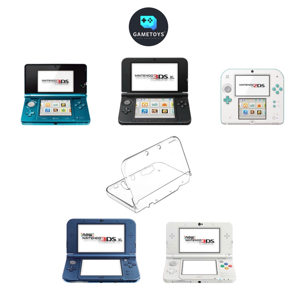 เคสพลาสติกพีซีใสคุณภาพสูงปกป้อง Nintendo 3DS / 3DS XL / New 3DS / New 3DS XL/2DS /New 2DS