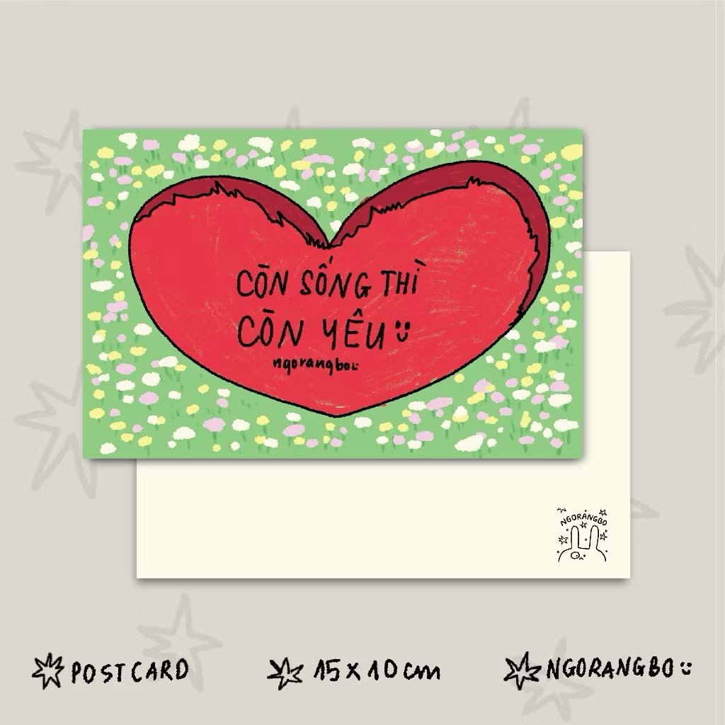 POSTACARD - ฉันยังมี IU - BINH THUONG SHOP
