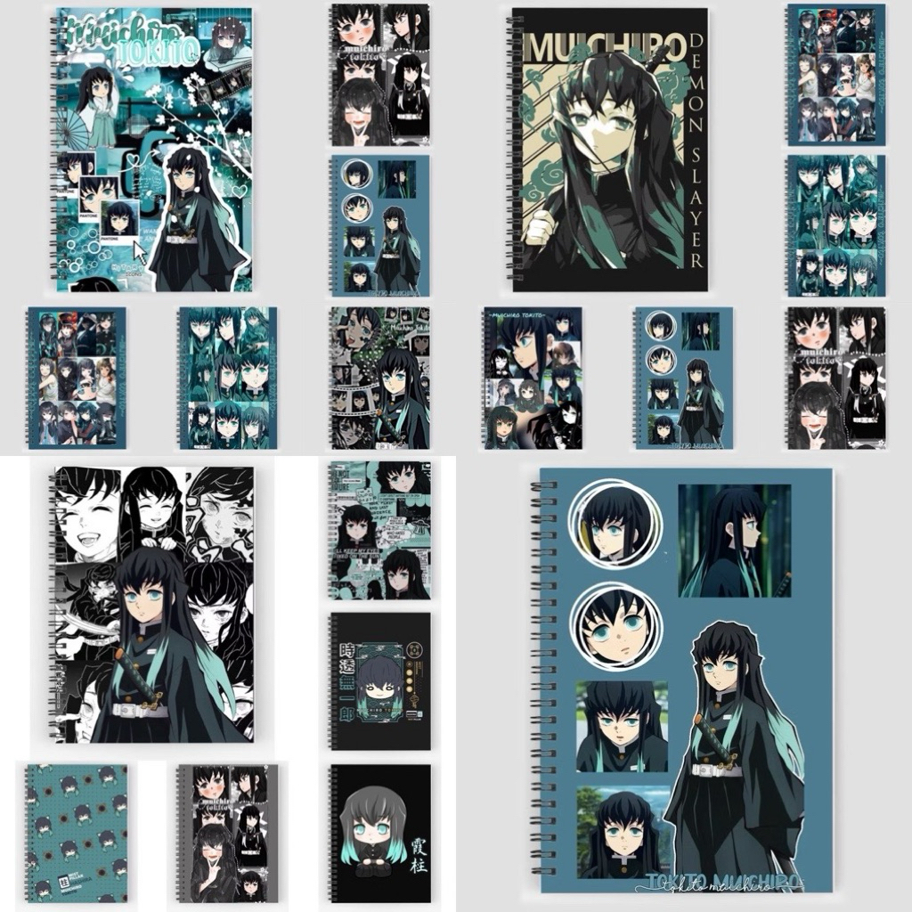 สมุดบันทึก Muichiro kimetsu no Yaiba / สมุดบันทึกรูปภาพ muichiro Tokito / สมุดบันทึก muichiro tokito