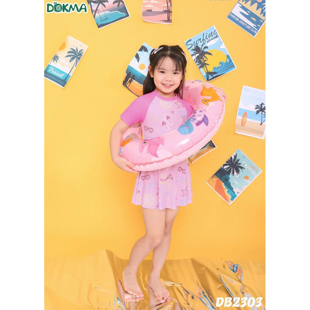 DOKMA GIRLS 2-6Y BODY SWIMMING DRESS