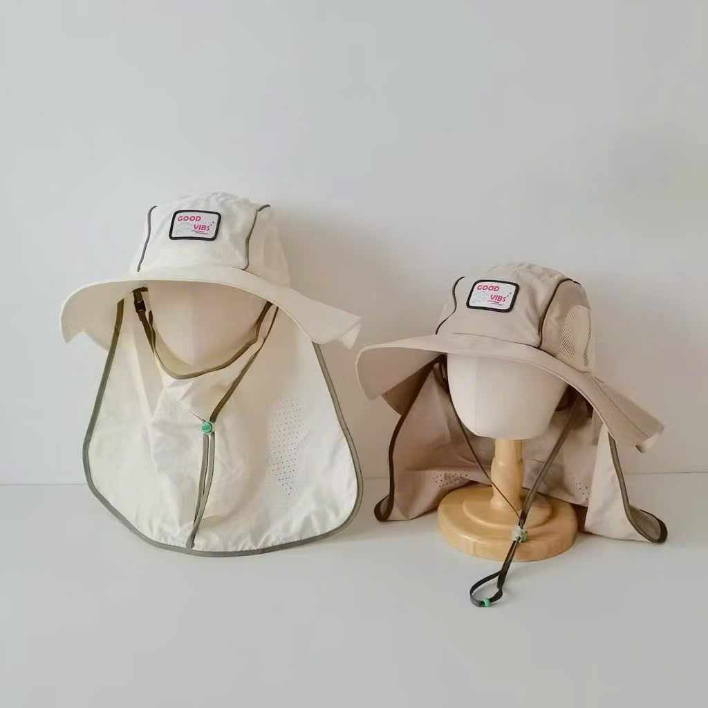 SUNSCREEN HATS สําหรับ CHILDREN 6-12 ปี OLD