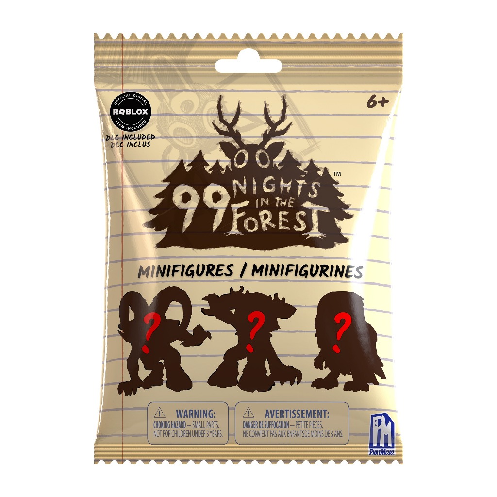 99 NIGHTS IN THE FOREST ของเล่นโมเดลฟิกเกอร์พร้อมรหัสเกม