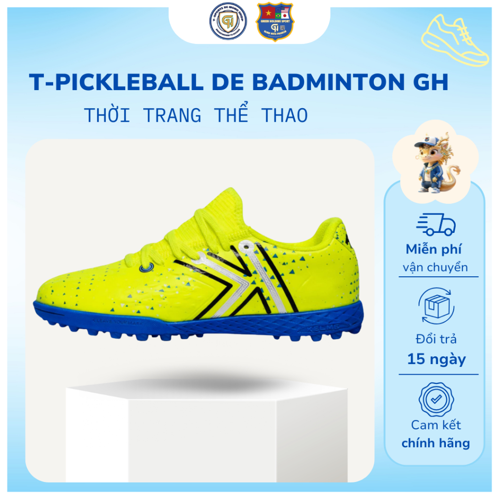 รองเท้าฟุตบอล Kelme TF - พื้นยางด้ามจับโพลีทิศทาง รองรับการเร่งและการควบคุมลูกบอล