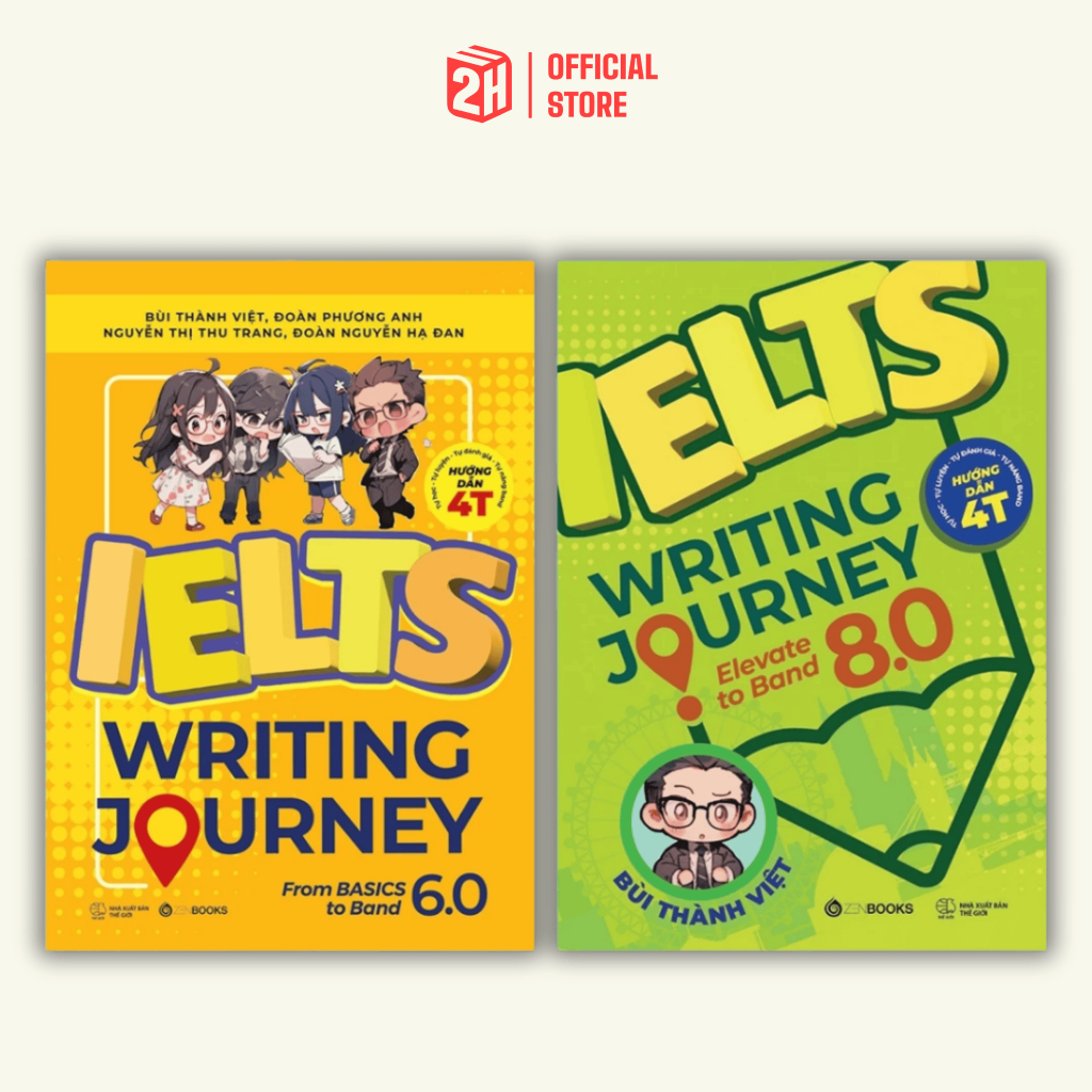 หนังสือเขียน IELTS JOURNEY & พูด: แผนที่การเรียนรู้ IELTS จากพื้นฐานถึง 6.0 ถึง 8.0 - LK
