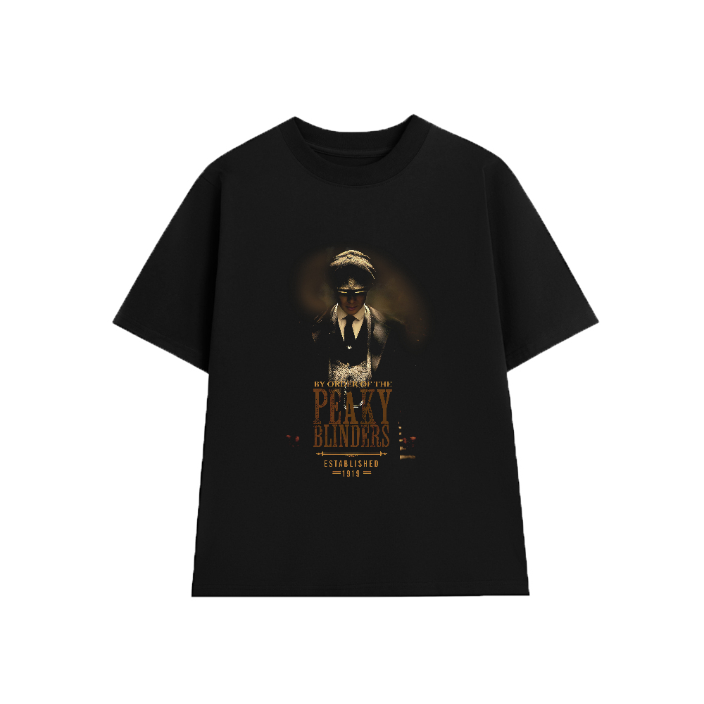 เสื้อยืด Thomas Shelby - Peaky Blinders 04 ผ้าฝ้ายนุ่มทรงหลวม Unisex