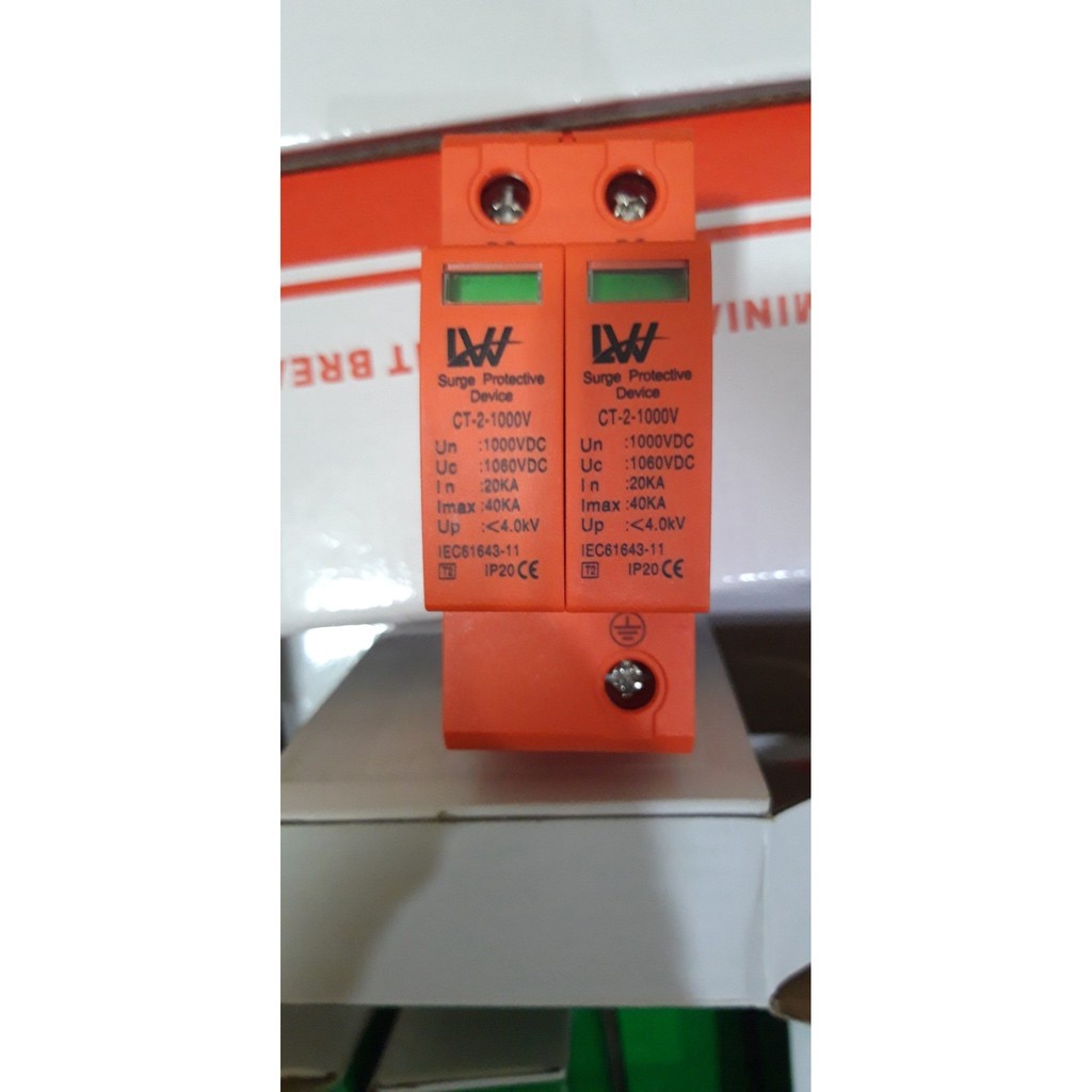 ป้องกันฟ้าผ่า Lw DC 2P 1000VDC SUP2H-PV