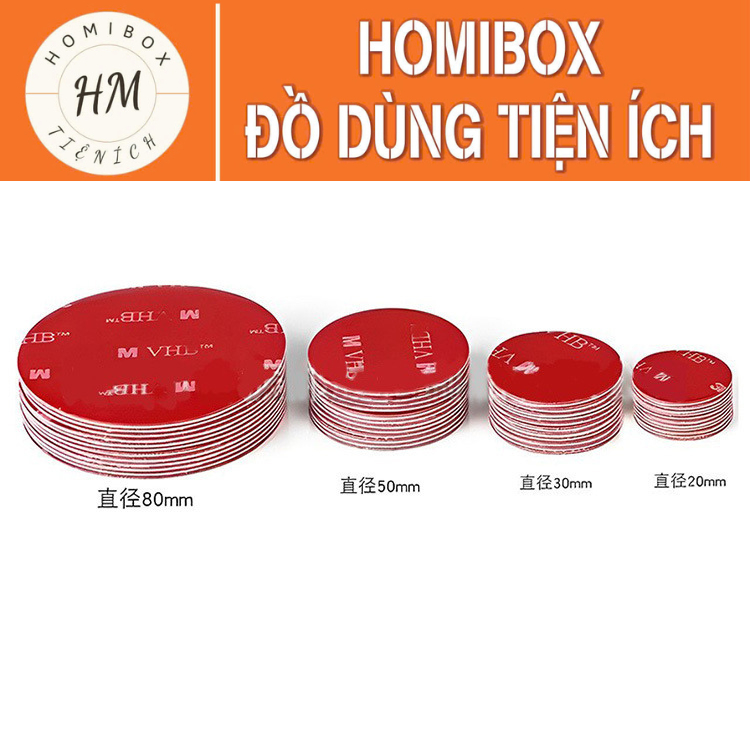 "ชุด 10, 20 ชิ้นของเทป 3ม VHB4910 รูปทรงต่างๆ - กาวซุปเปอร์สองหน้าคุณภาพสูง"