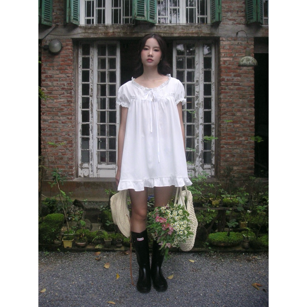 LACEY DRESS - Miyou ลูกไม้ babydoll DRESS