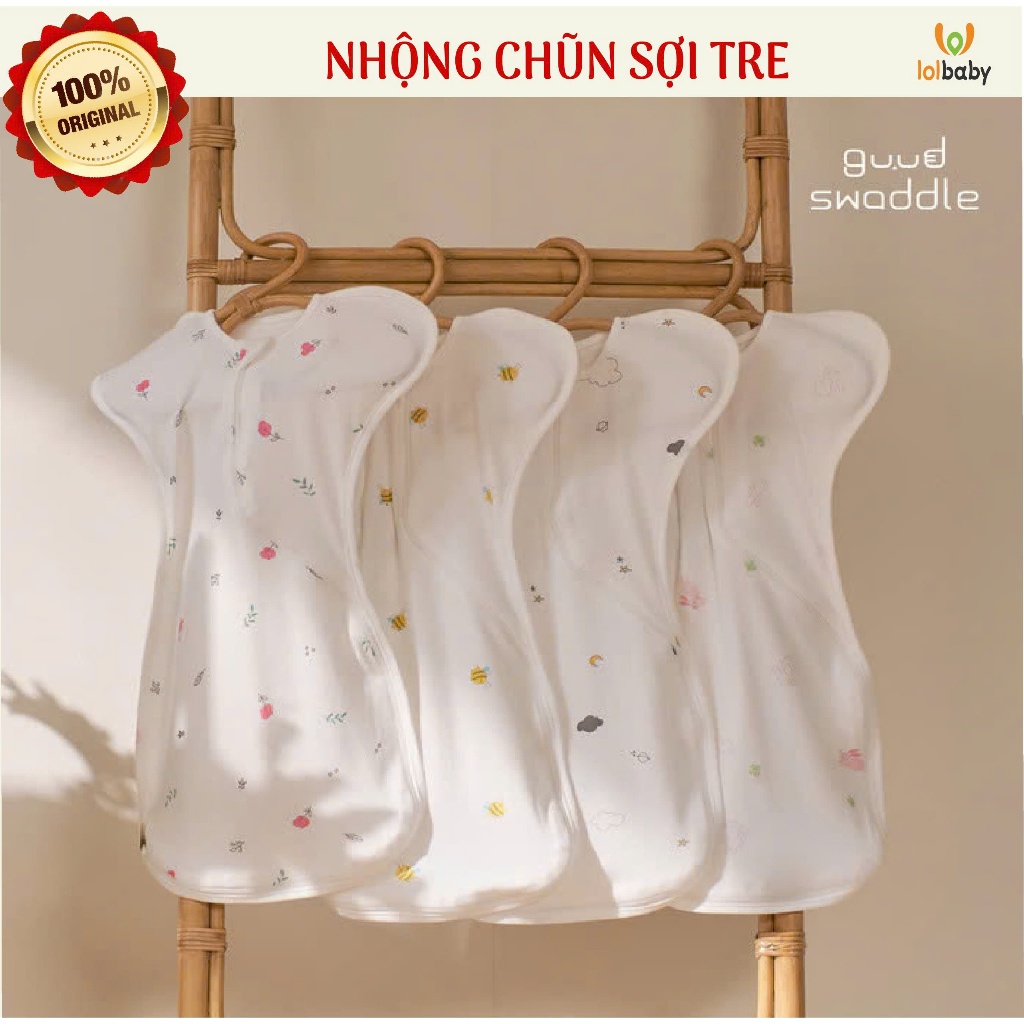 LOLBABY ปูปาใยไผ่แบบนุ่มเกาหลีสําหรับเด็กทารก