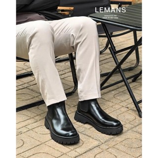 [CLASSIC_CHUNKY BOOTS] รองเท้าบูทเชลซีก้อน LeMans CHK02 รองเ…