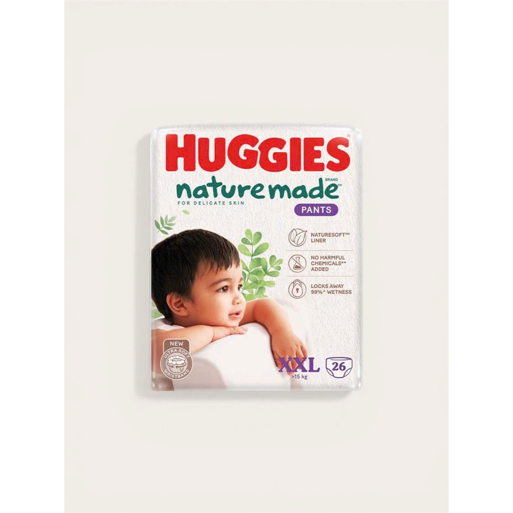 HUGGIES NATURAL MADE DIAPER PANTS SIZE XXL