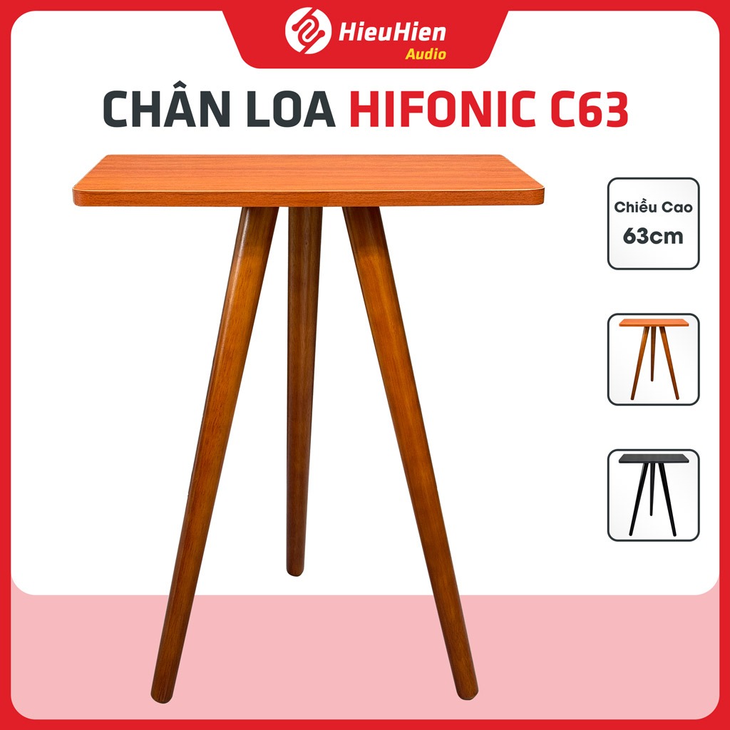 ขาตั้งลําโพง HIFONIC C63 – ขาตั้งลําโพง ACNOS (Acostic 3, DAuris 300, FLAC 39), Arirang, KCBOX KQ, B