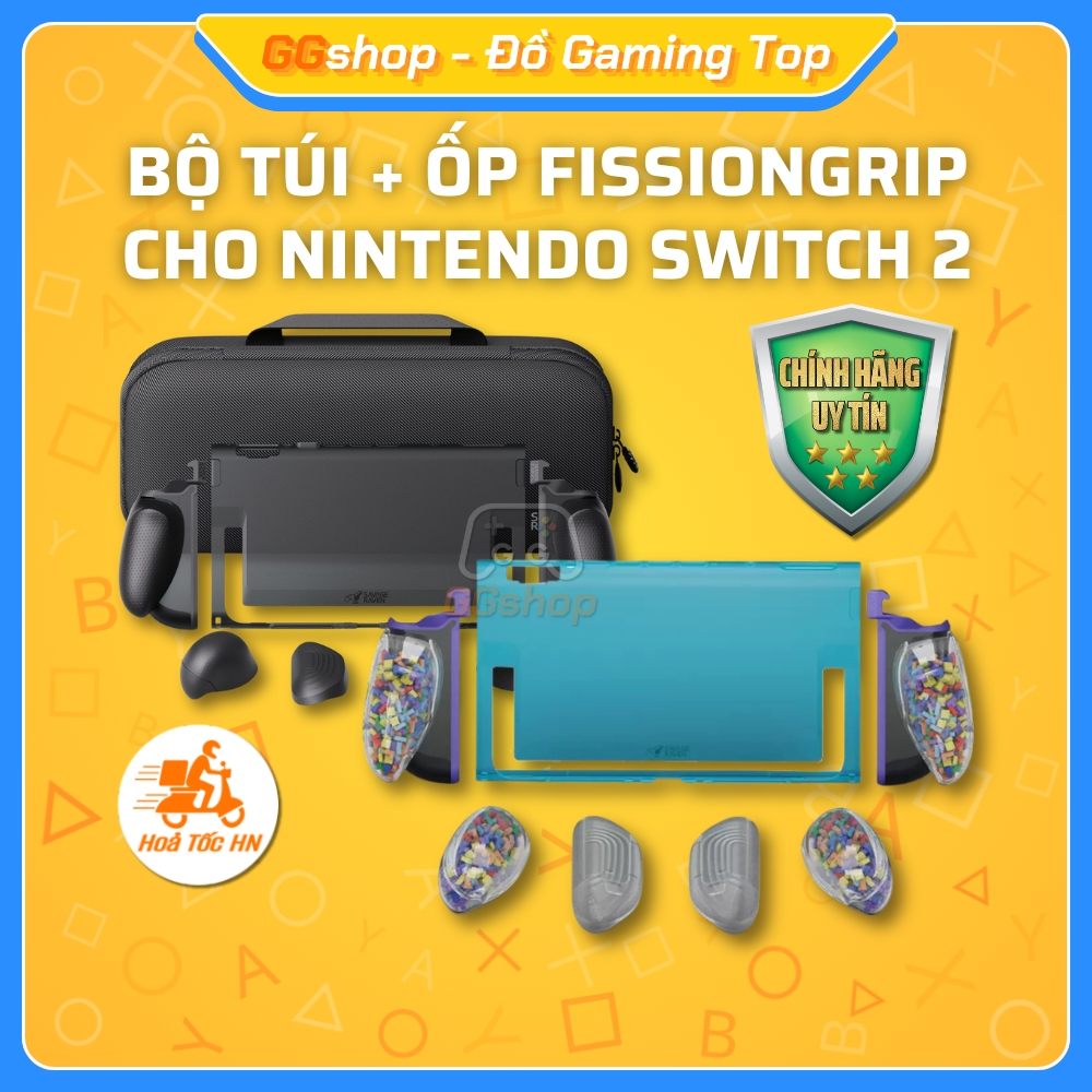 ชุดเคส FissionGrip Savage Raven Skull & Co สําหรับ Nintendo Switch 2