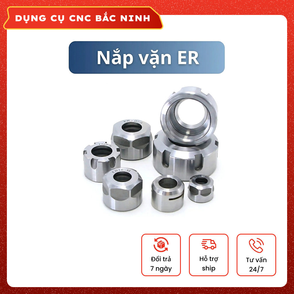 น็อต ER หัว Collet Collet ER8 - หัวสกรู ER32 bt