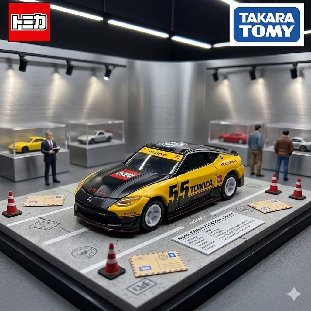 Nissan Fairlady Z Nismo Tomica 55th Anniversary โมเดลรถเหล็ก 1:64 สเกล