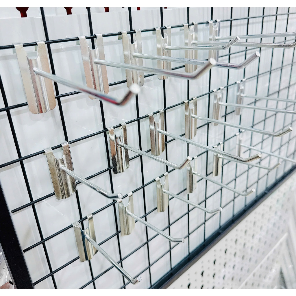 เฉพาะ ZINC-PLATED Supermarket Net Hooks อุปกรณ์แขวน ตกแต่ง 8p, 1T, 1T2, 1T5, 2T, 2T5, 3T