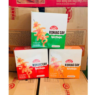 Hộp 20gói*20g Khoai Nưa Weilong cay giòn các vị (Bao bì tiếng Việt)