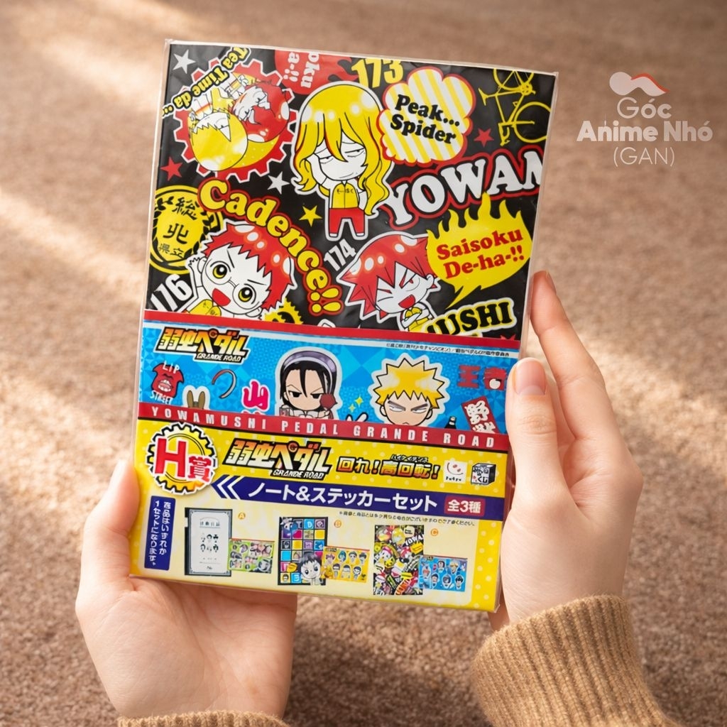 Yowamushi Pedal Grande Road Notebook และสติ๊กเกอร์