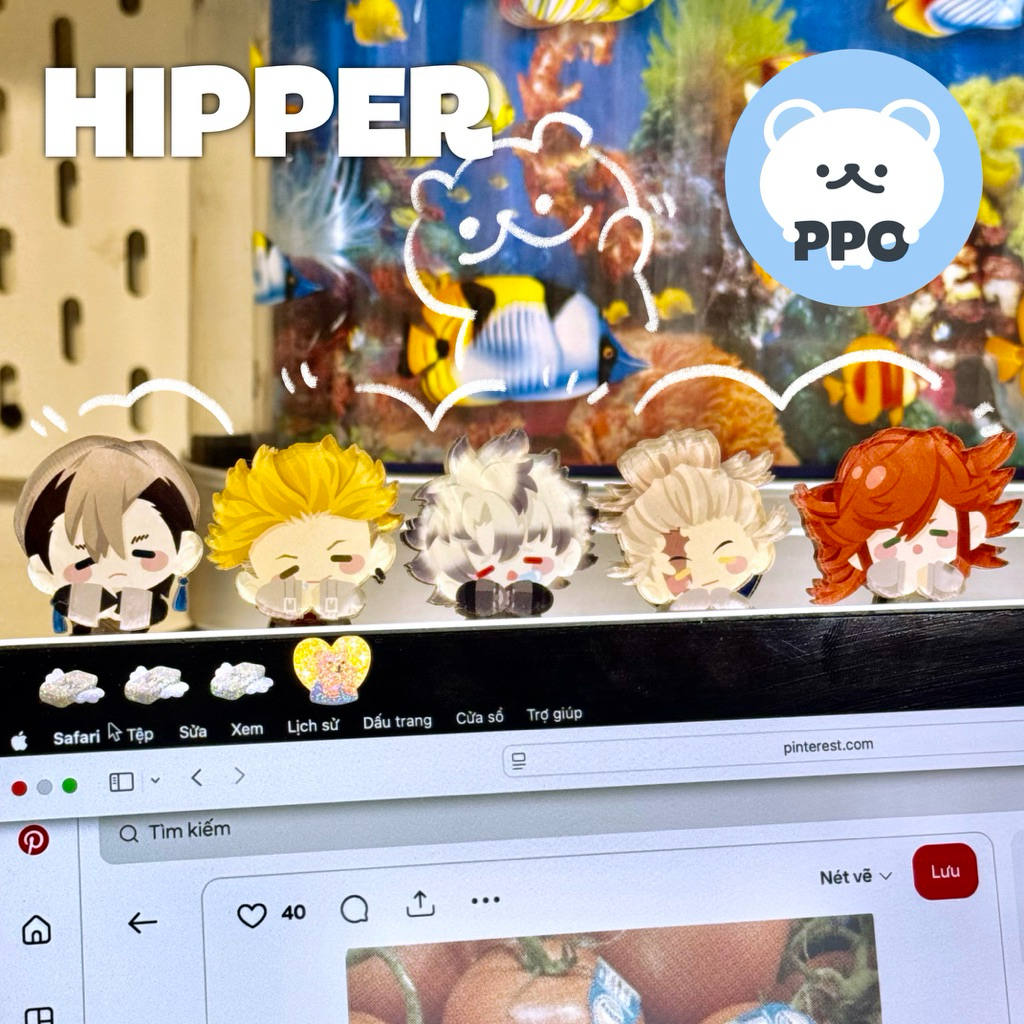 พีโป | Hippers Gachiakuta ติดโทรศัพท์และแล็ปท็อป