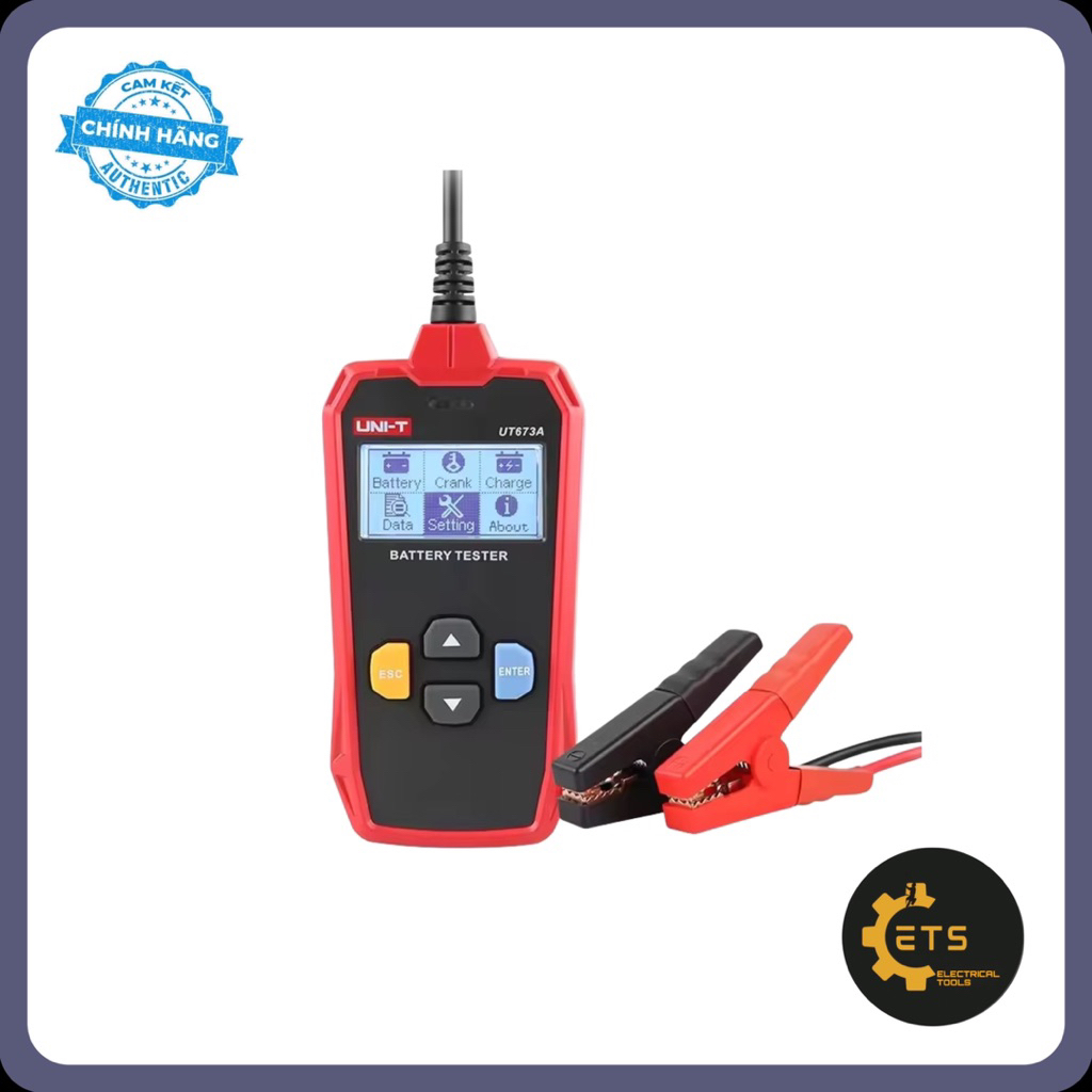 UNI-T UT673A Battery - เครื่องทดสอบความต้านทานแบตเตอรี่ - สินค้าของแท้