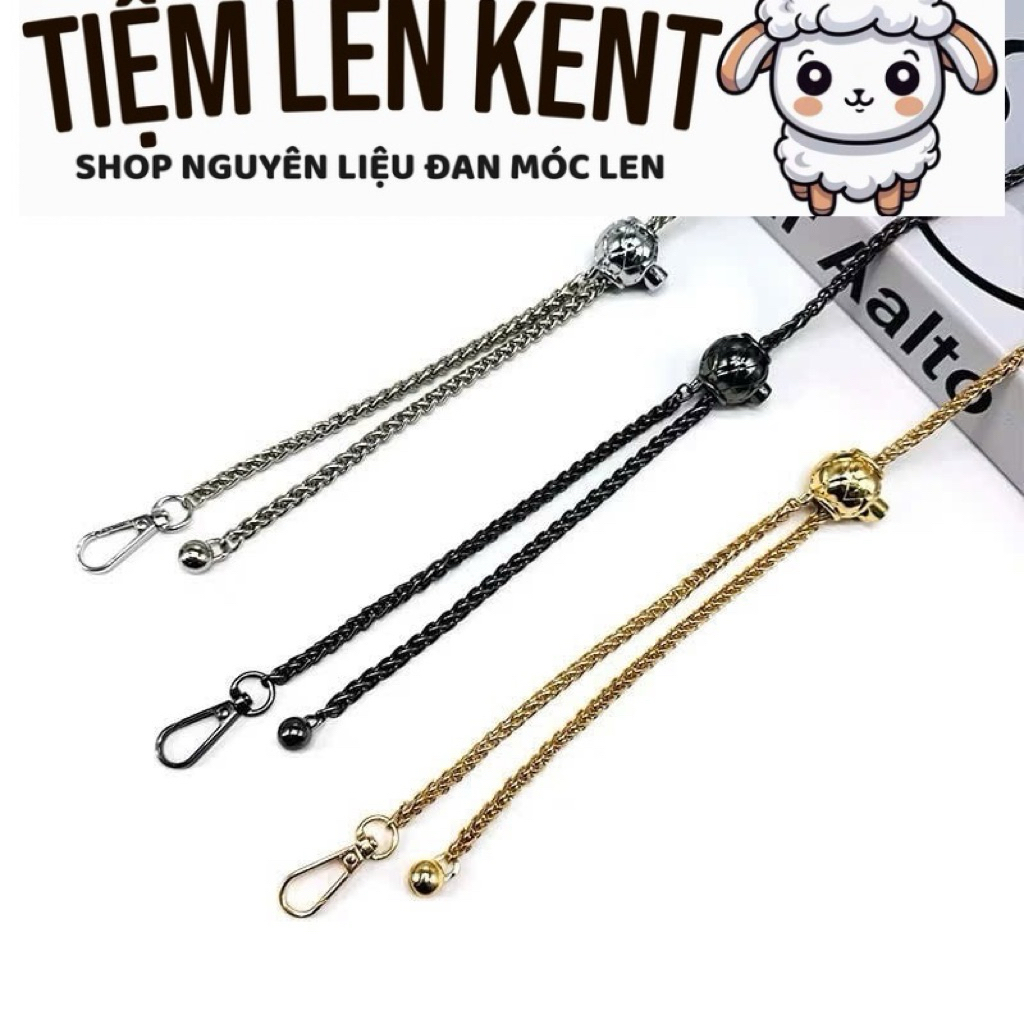 โซ่กระเป๋าแบบปรับได้จาก 1m18 - 1.3m KENT WOOL SHOP