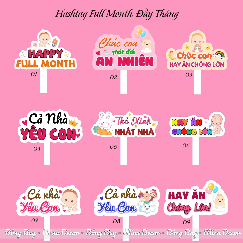 Hashtag Happy Full Month, Hashtag baby Full Month