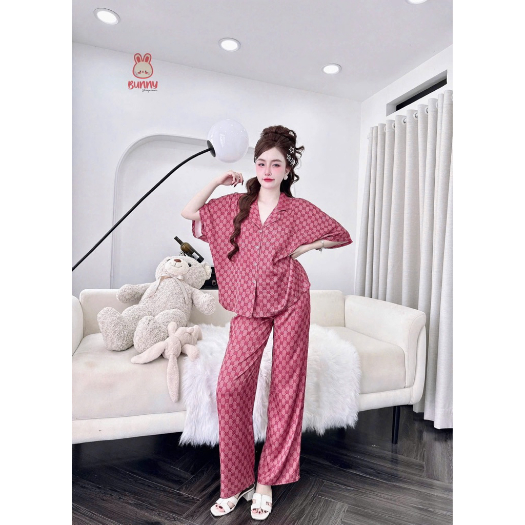 ใหม่ SILK BAT SLEEVE TNQD SUIT - สินค้าดีไซน์คุณภาพสูง BUNNY NEW LUXURY - GOOD - SMOOTH (ขนาด 40->65