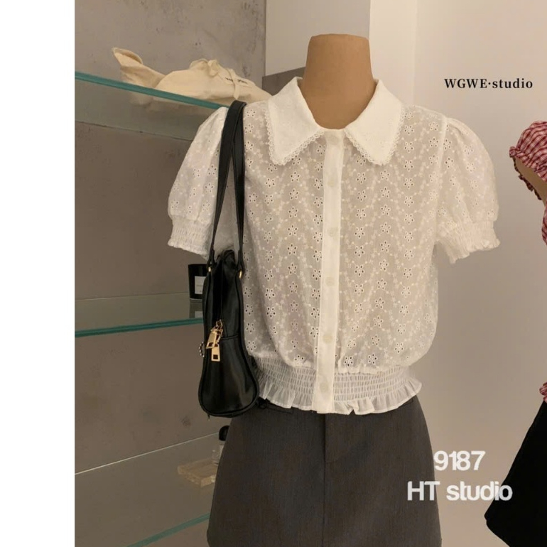 WGWE• 9187 wgwe เสื้อหยาบ สินค้า QC ไซส์ SM