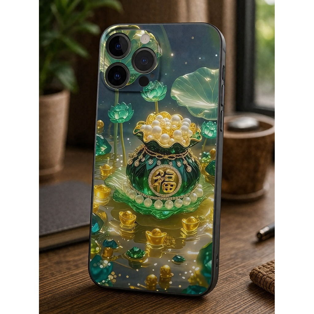 เคส Iphone X/ XS / XR / XSM / IP11 / 11 PRO / 11 MAX / IP 12 / 12 PRO/ 12 MAX / ภาพดึงดูดโชคลาภ