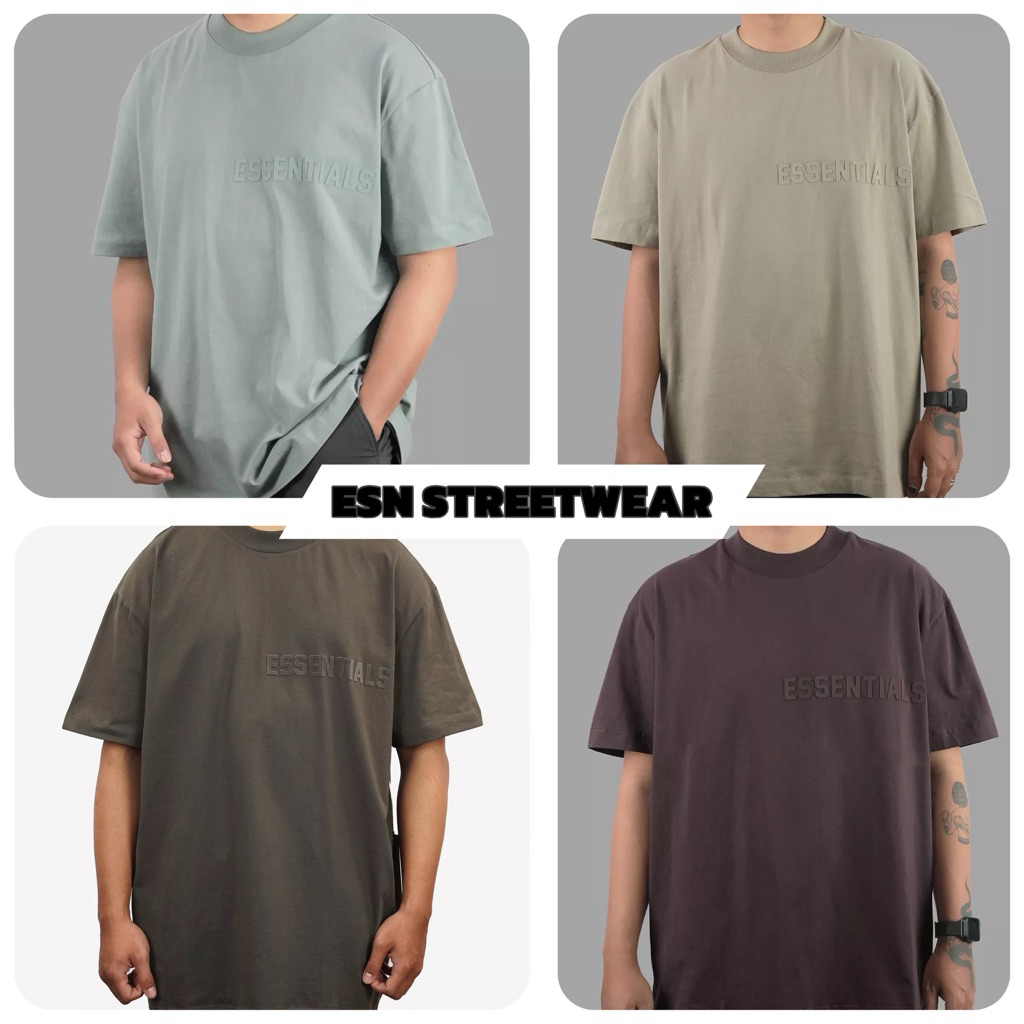 [ของแท้] Tee Essentials Fear Of God 23FW เสื้อยืด FOG ของแท้ Essentials