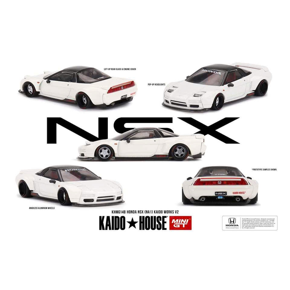 Kaido House KHMG148 Honda NSX Kaido Works V2 รถโมเดลสีขาว