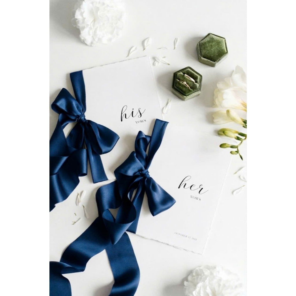 ชุดการ์ด Vows งานแต่งงานพร้อมอุปกรณ์ตกแต่ง 4U17 – Vows ของเขาของ Vows อุปกรณ์ประกอบฉากการถ่ายภาพตกแต