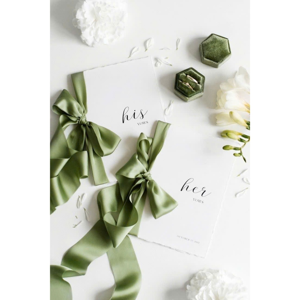 ชุดการ์ด Vows งานแต่งงานพร้อมอุปกรณ์ตกแต่ง 4U19 – Vows ของเขาของ Vows อุปกรณ์ประกอบฉากการถ่ายภาพตกแต