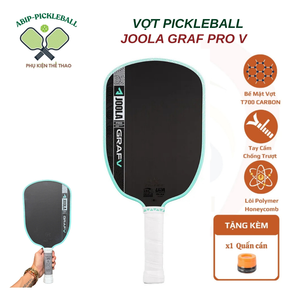 JOOLA Graf Pro V Pickleball Racket (JOOLA Gen 5) - เวอร์ชั่น 16 มม.
