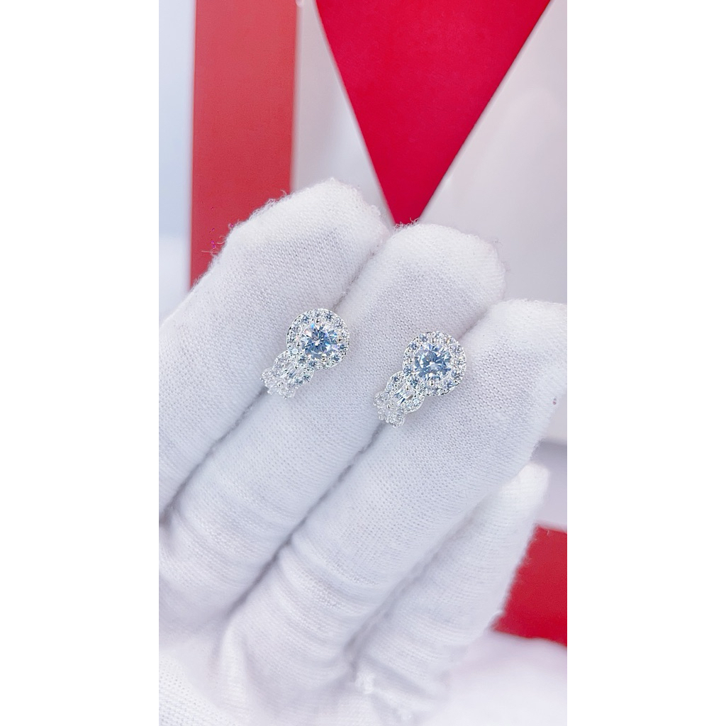 ต่างหูไทเทเนียมเคลือบโลหะคุณภาพสูง - MSP: BT269Silver