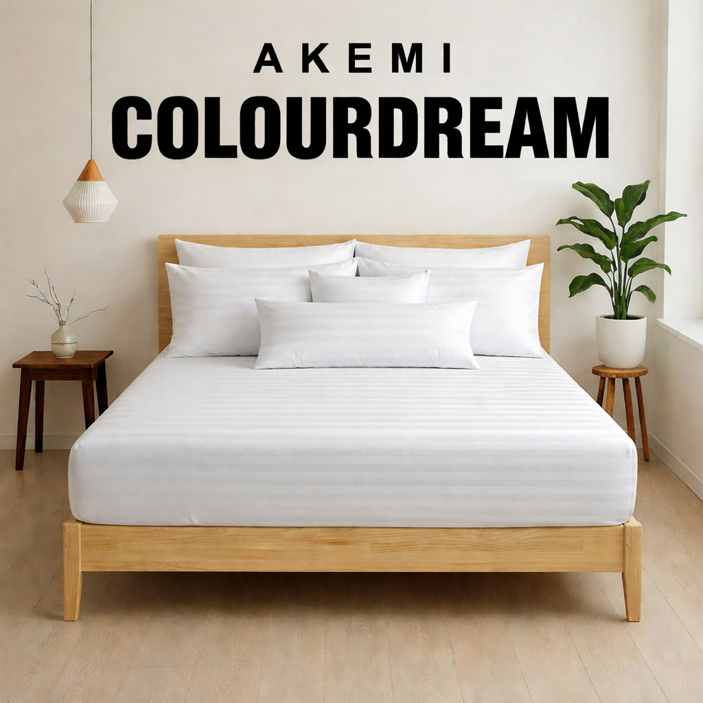 Ai by AKEMI Colordream ชุดผ้าปูที่นอนและปลอกหมอน 4 ชิ้น (King/Queen)
