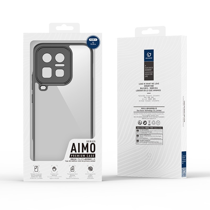 เคส Dux Ducis สําหรับ iQOO 15 Ultra / iQOO 15R / Z11 Turbo - TPU Edge Anti-Fingerprint Matte Back