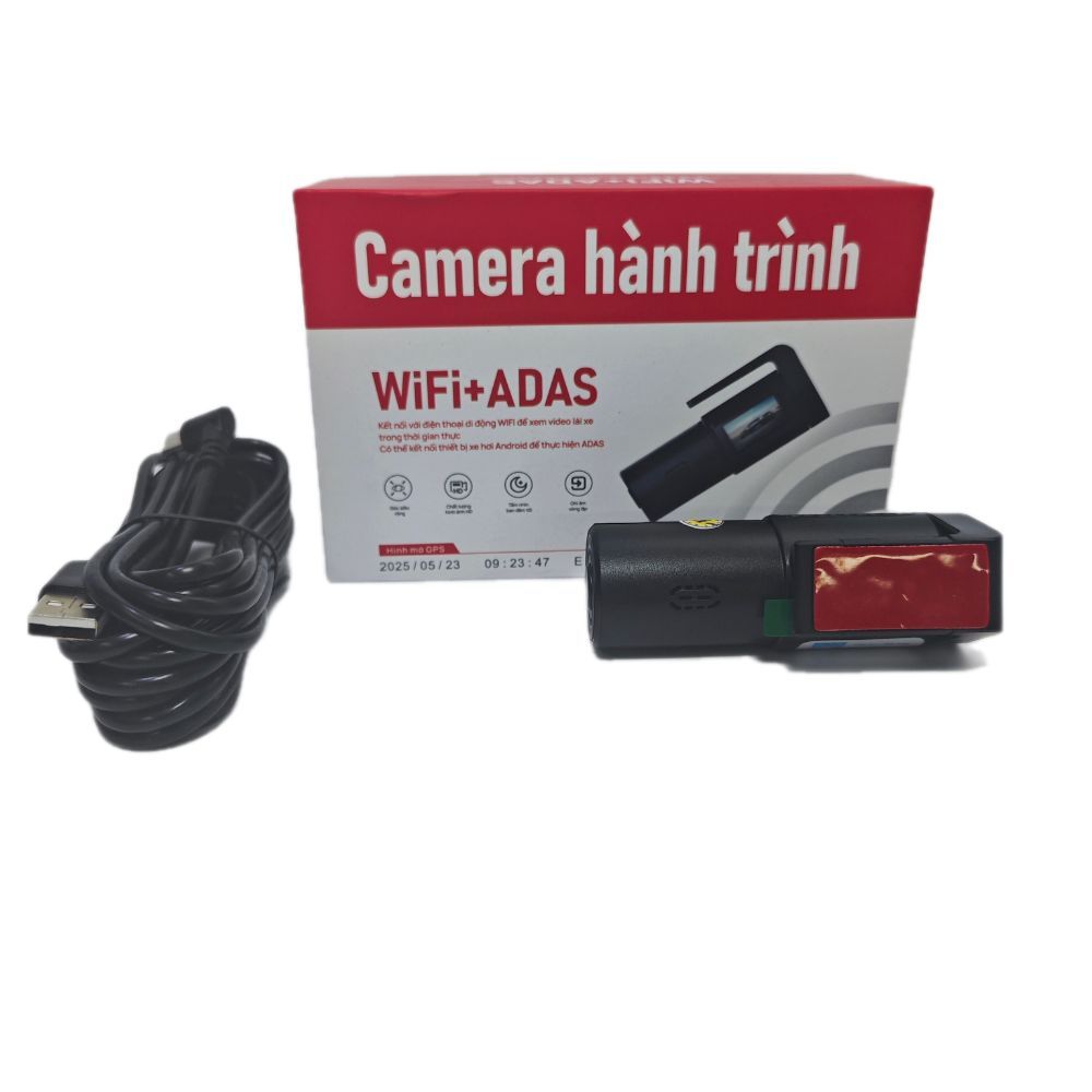 Q9 Dash Camera ADAS คําเตือนการขับขี่ที่ปลอดภัย - Wifi แบบบูรณาการ, G-Sensor Collision Video Lock, ส
