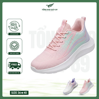 Giày thể thao nữ chạy bộ, tập gym chất vải thoáng khí, đế cao su êm nhẹ, chống trơn trượt A50