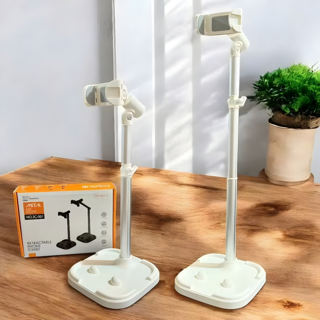 ROPI HOME JC-001 ที่วางโทรศัพท์สตรีมสด ความสูงสูงสุด 44 ซม. การหมุน 360 องศา ปรับแต่งง่าย