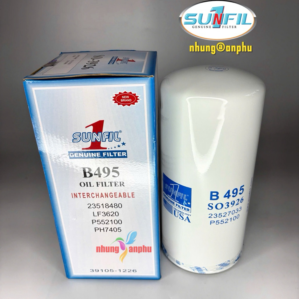 กรองน้ํามันเครื่อง DETROI S60 B495 / P552100 / LF3620