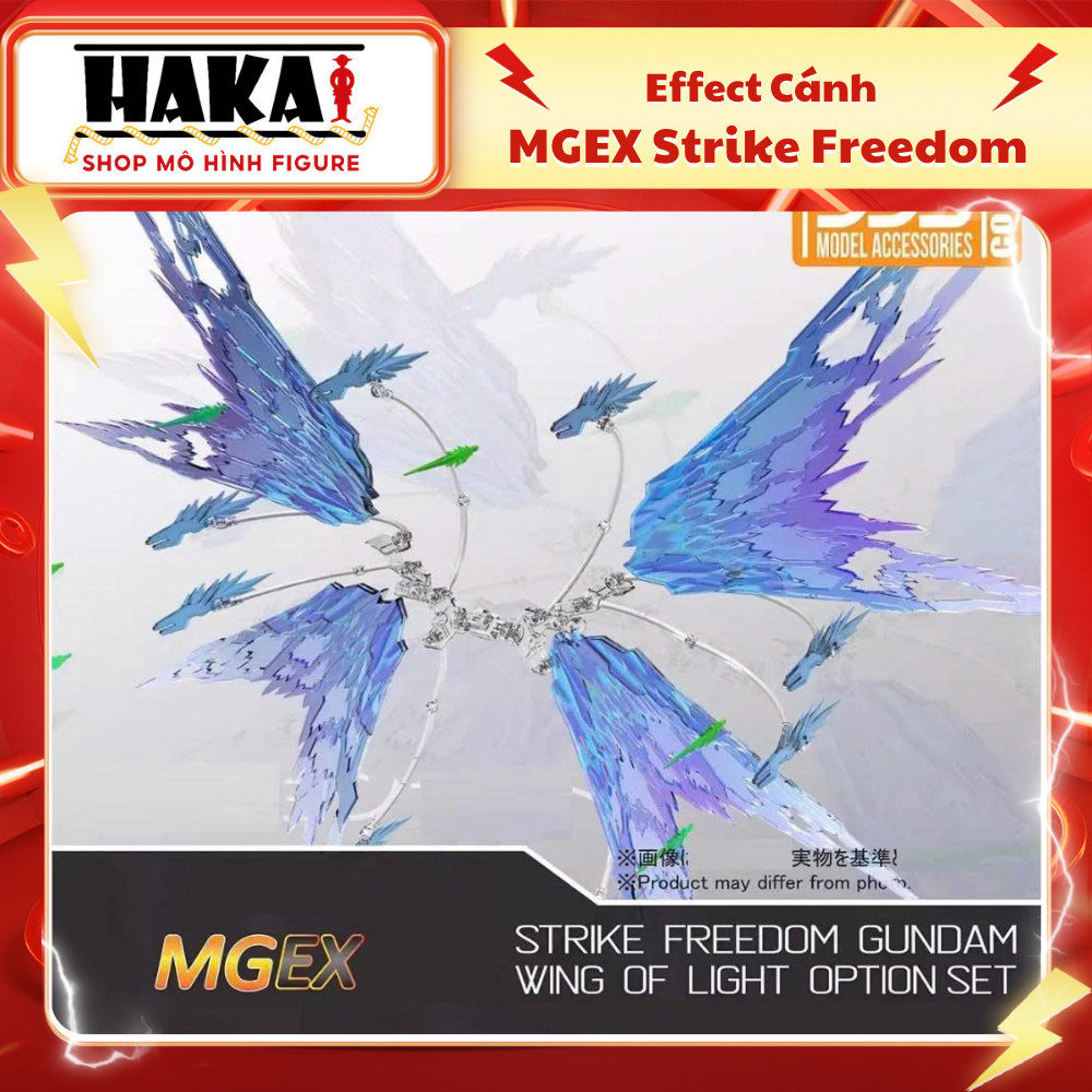 ชุดโมเดล Wing of Light effect สําหรับ MGEX Strike Freedom Gundam - รูป Hakai Shop