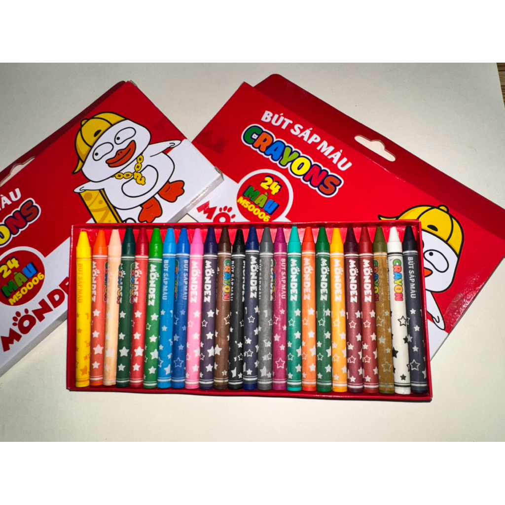 CRAYONS COLOR WAX PEN 24 สี