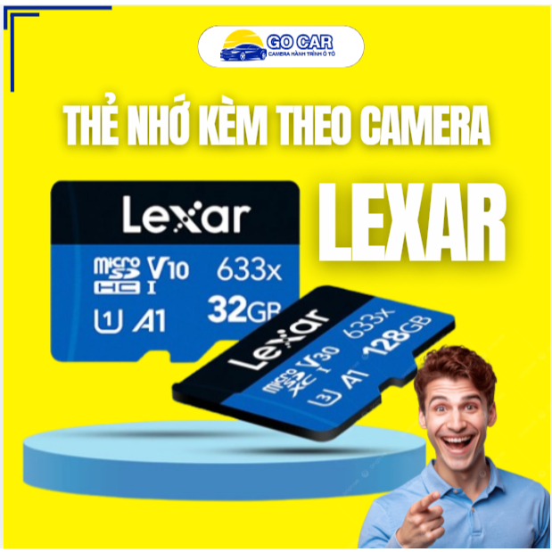 LEXAR 633x การ์ดหน่วยความจําความเร็วสูง เฉพาะสําหรับ Dashcams กล้อง 32GB 64GB