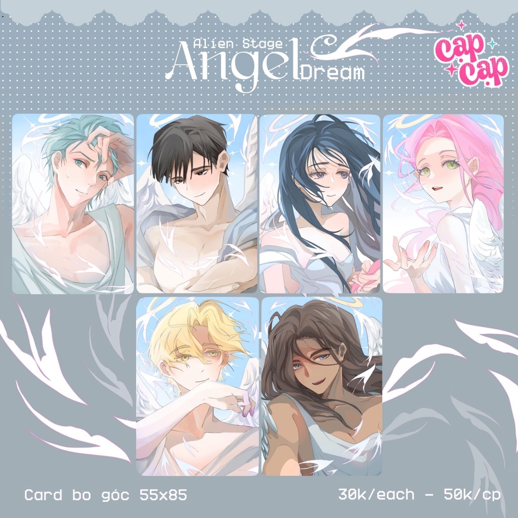 Alien Stage Angel Dream การ์ดมุมม้วนดาว 6x9