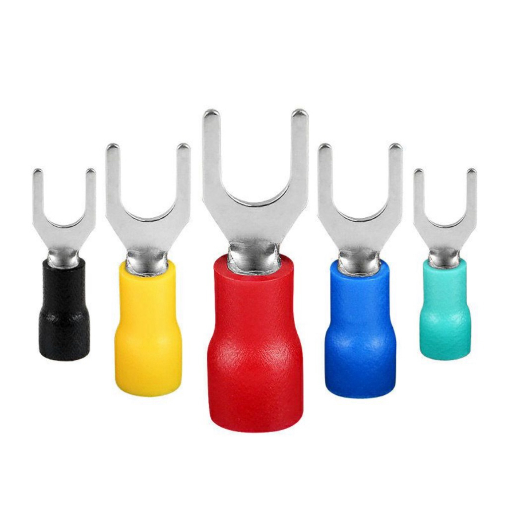 Cos sv 2-4 cos รูปตัว y สีน้ําเงินและสีแดงผสมกับพลาสติก, ส้อมเคลือบพลาสติก cos