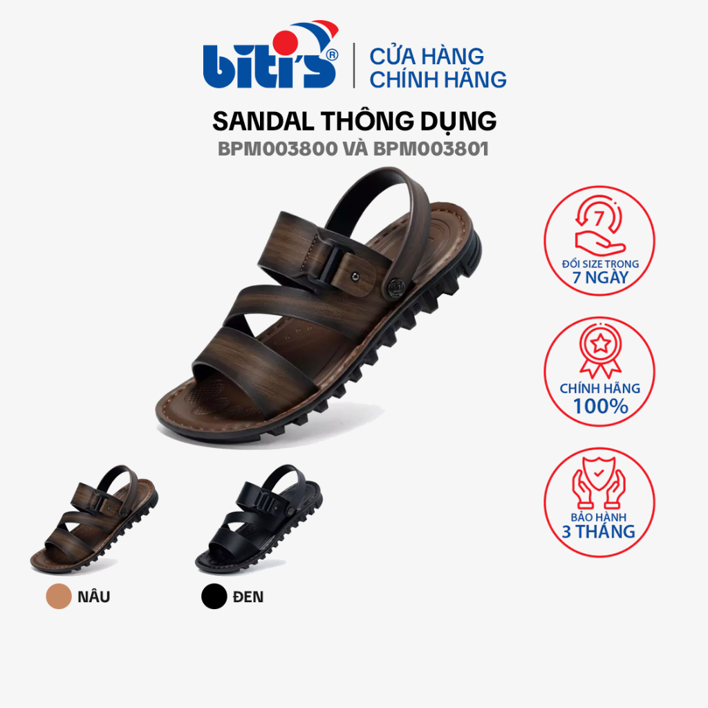รองเท้าแตะยอดนิยมของ Bitis Nam BPM003800 และ BPM003801